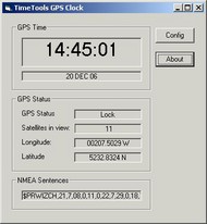 GPS Clock screenshot